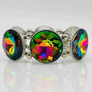 Oil spill stretch bracelet